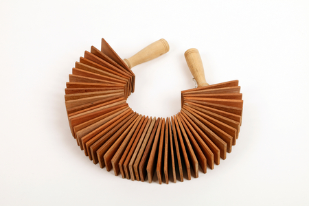 Kokorico or Binsasara, collection of wooden slats with handles at either end