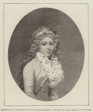 Portrait of Miss Abbott (engraving)