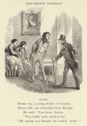 There was a young Fellow of Crawley (engraving)
