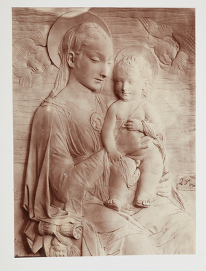 "Virgin and Child", By Donatello.