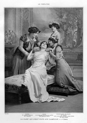 Le Theatre, Magazine Plate, France, 1900s