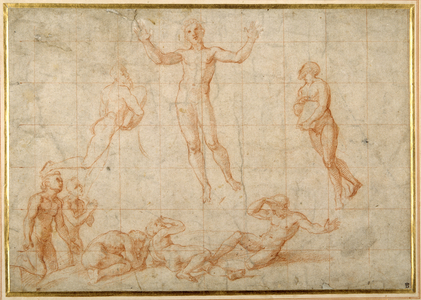 Study for 'The Transfiguration' (red chalk on paper)