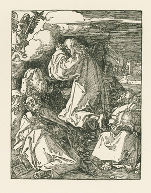 Agony in the Garden - Christ on the Mount of Olives, c.1510 (woodcut)