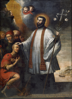 St, Francis Xavier (1506-1552), Jesuit missionary, Saint Francis in missionary attitude