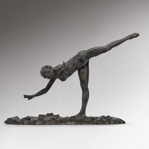 Dancer, Arabesque Open on Right Leg, 1882(bronze)