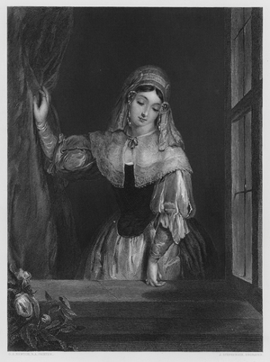 The Casement, from the picture in the Vernon Gallery (engraving)