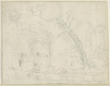 Tutbury Castle: pencil drawing, nd [?19th cent] (drawing)