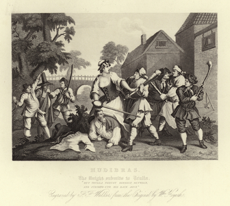 Hudibras by Samuel Butler (engraving)