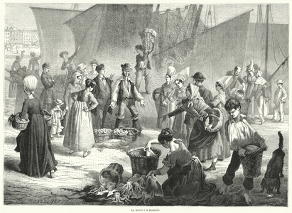 La maree a la Rochelle (engraving)