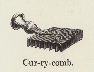 Currycomb (engraving)