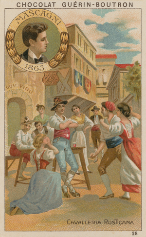 Mascagni, Cavalleria Rusticana (chromolitho)