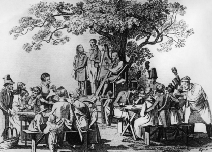 Picnic area in Vienna, c.1820