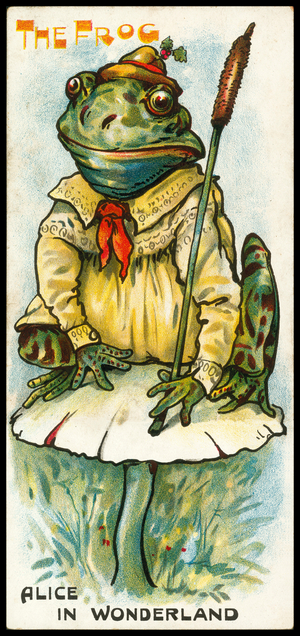The Frog, Alice In Wonderland (chromolitho)