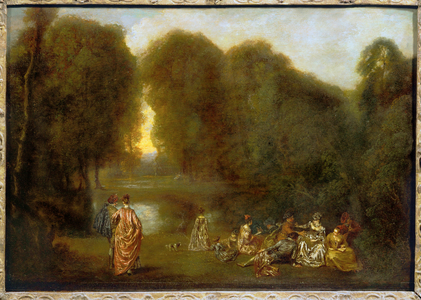 Company in a park (painting)