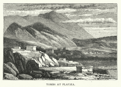 Tombs at Plataea (engraving)