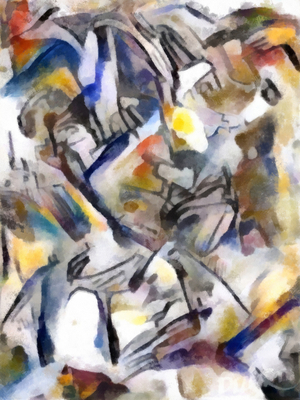 Country road, 2016 (mixed media)