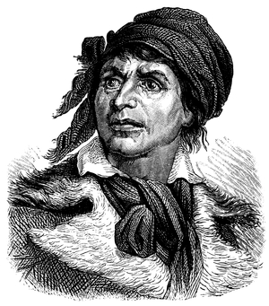 Jean-Paul Marat (1743-1793), Swiss-born scientist and physician and character of the French Revolution