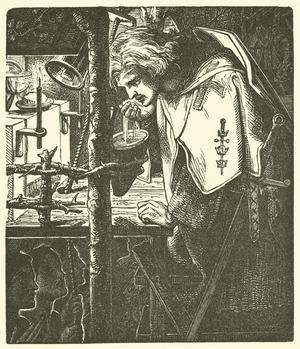 From Tennysons Poems (engraving)