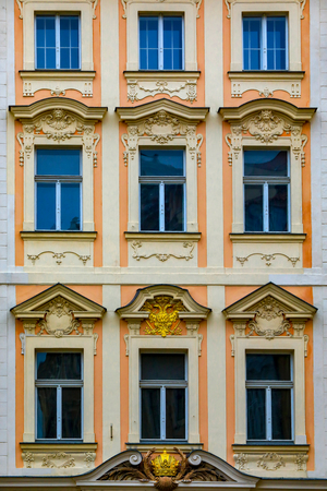 Façade  in the Old Town Square, Prague, 2023 (photo)