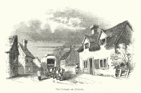 The Cottage at Elstow (engraving)