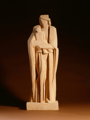Modern Madonna, c.1918-19 (terracotta with traces of paint)