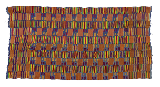 Kente Cloth, 20th century (woven silk)