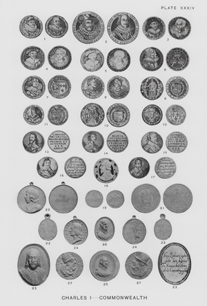 Medallic Illustrations of British History: Charles I, Commonwealth (b/w photo)
