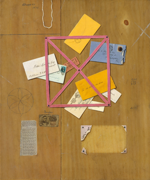 The Artist's Letter Rack, 1879 (oil on canvas)