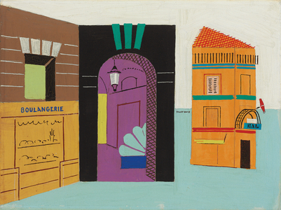 Arcade, 1930 (oil on canvas)