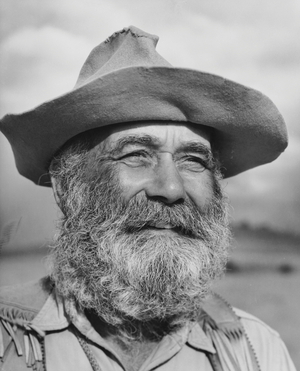 Close-up of a senior man smiling