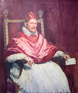 Pope Innocent X, called Giambattista Pamfili, 1650, (oil on canvas)