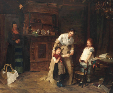 New Friends, 1875 (oil on canvas)