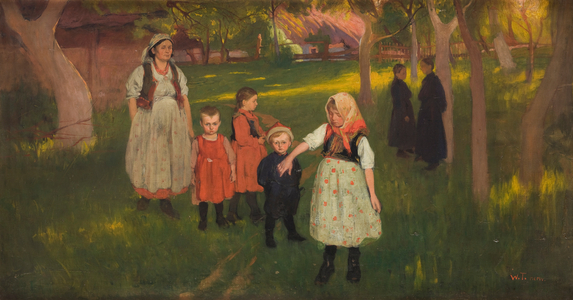 Possessions or The Artist's Family, 1905 (oil on canvas)