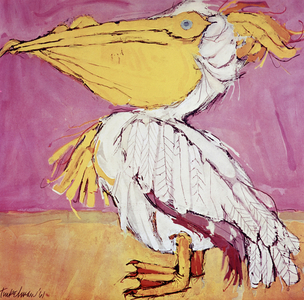 Bird (Pelican) by Henri Stanton (oil on canvas)