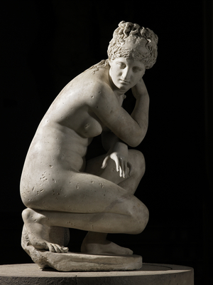Aphrodite or 'Crouching Venus' (marble)