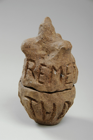 Ten Commandments, 1993 (stoneware fired brick clay)