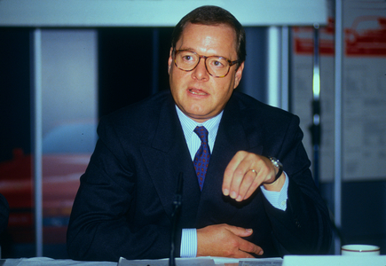 Germany, Stuttgart, 23 01 1991 Annual press conference, PK, Pressekonferenz …, 1991 (photo)