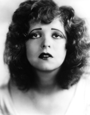 American Actress Clara Bow (b/w photo)