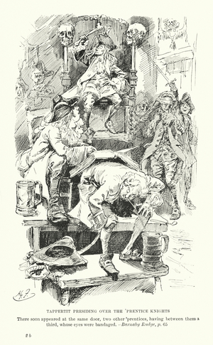 Illustration for Barnaby Rudge by Charles Dickens (litho)