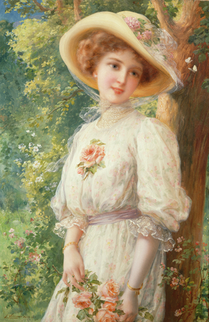 Mlle Printemps, 1910 (oil on canvas)