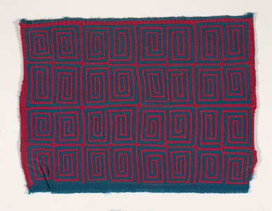 Shirt panel (mola), Kuna People, San Blas Islands, c.1950s (appliqued cotton)