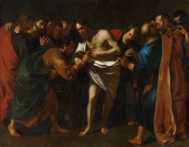 The Incredulity of St Thomas, 1626 (oil on canvas)
