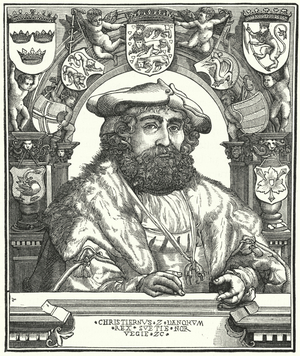 Christian II, King of Denmark, Norway and Sweden (engraving)