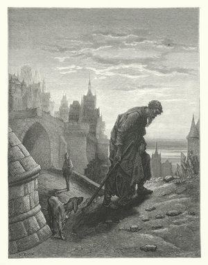 Gustave Dore illustration for Coleridge's Rime of the Ancient Mariner (engraving)