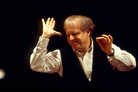 Leonard Slatkin - Paris, 1996. American conductor: Born 1 September 1944.