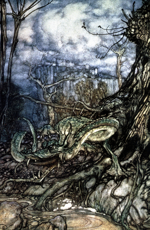 The Green Dragon, 1910 (illustration)