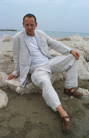 Venice, 58. International Film Festival, the Director Damien Odoul, 2001 (photo)