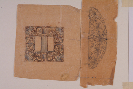 Jewellery Designs (pencil, ink & wash on paper)