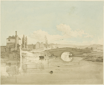 Bridge on the Feeder, 1821 (pencil & w/c on paper)