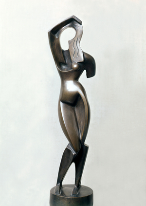 Woman Combing Her Hair, 1915 (bronze)